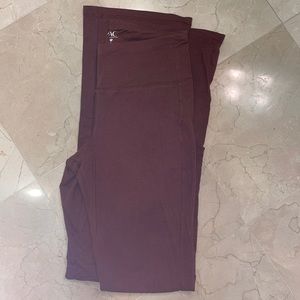 Brown Pacsun Flared Leggings
